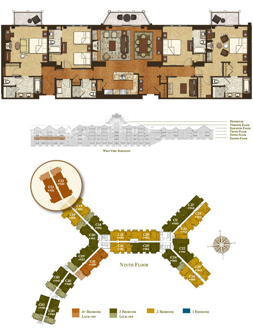 Floor Plan for Residence 921