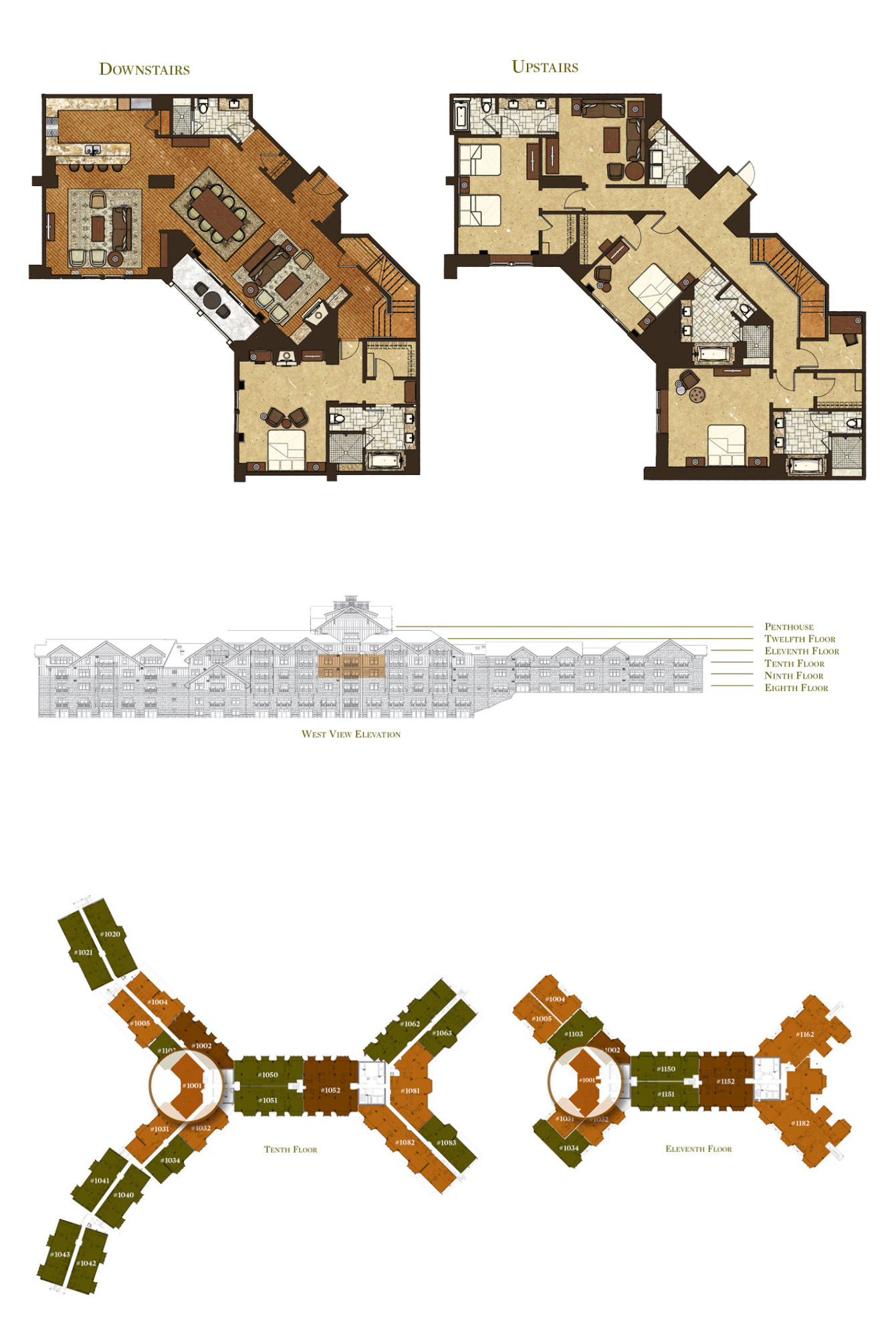 Floor Plan for Residence 1001
