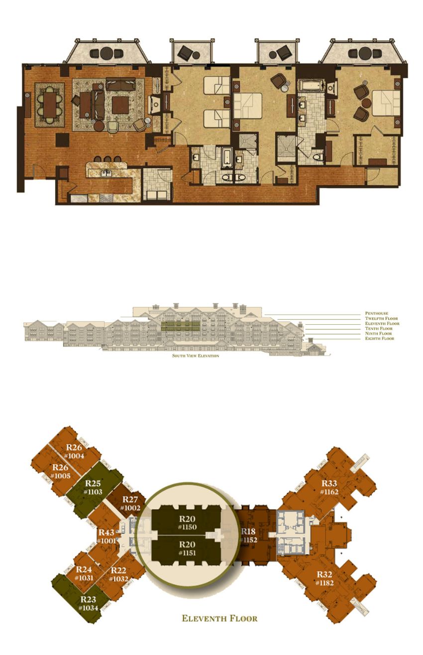Floor Plan for Residence 1151 at Montage Deer Valley